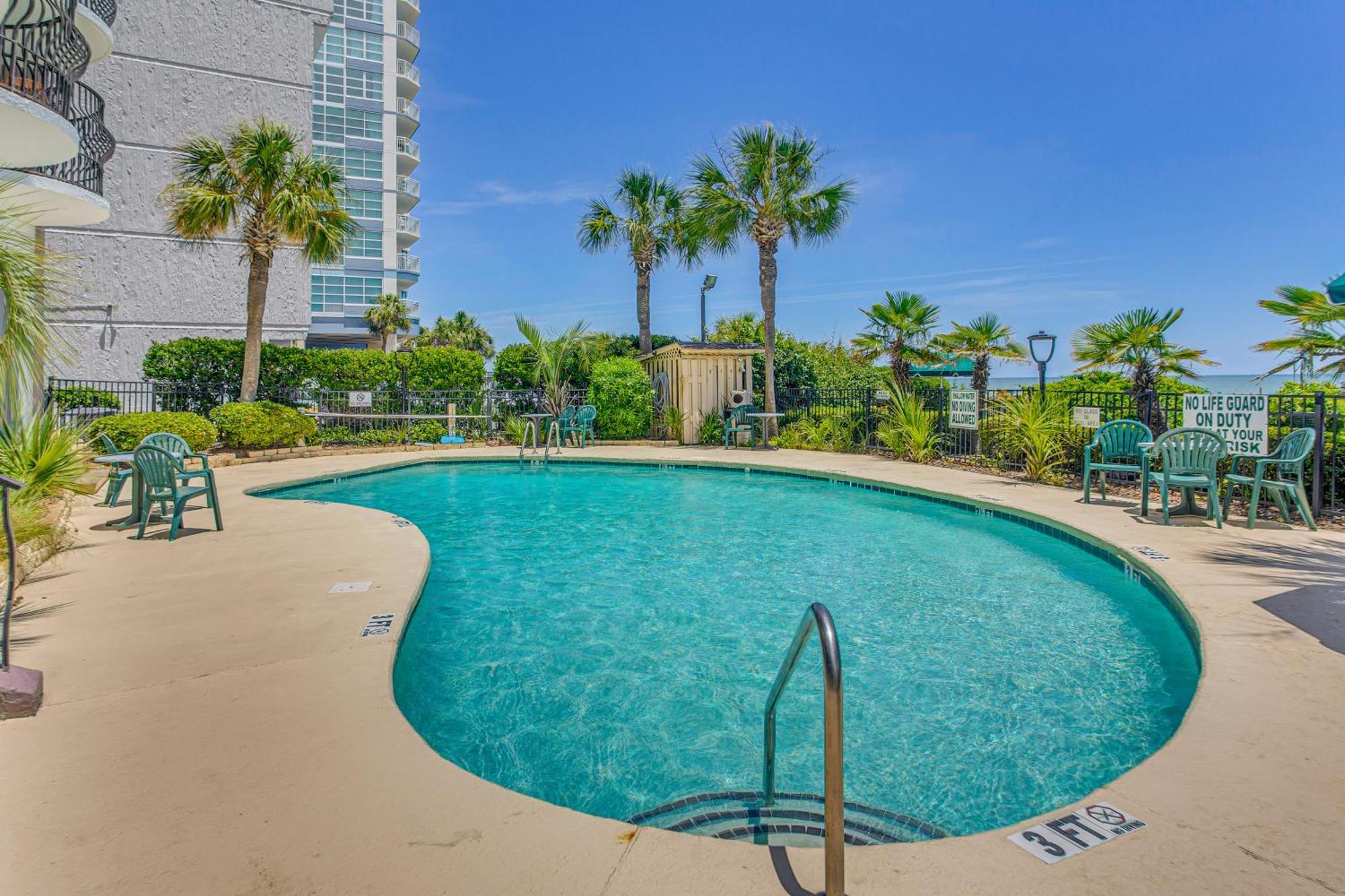 Myrtle Beach Oceanfront Condo With Covered Balcony! Екстер'єр фото