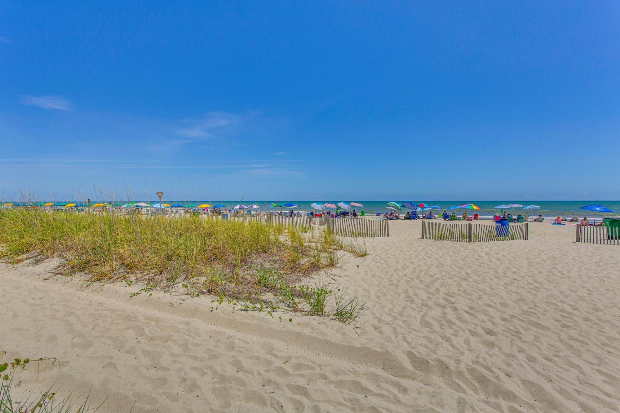 Myrtle Beach Oceanfront Condo With Covered Balcony! Екстер'єр фото