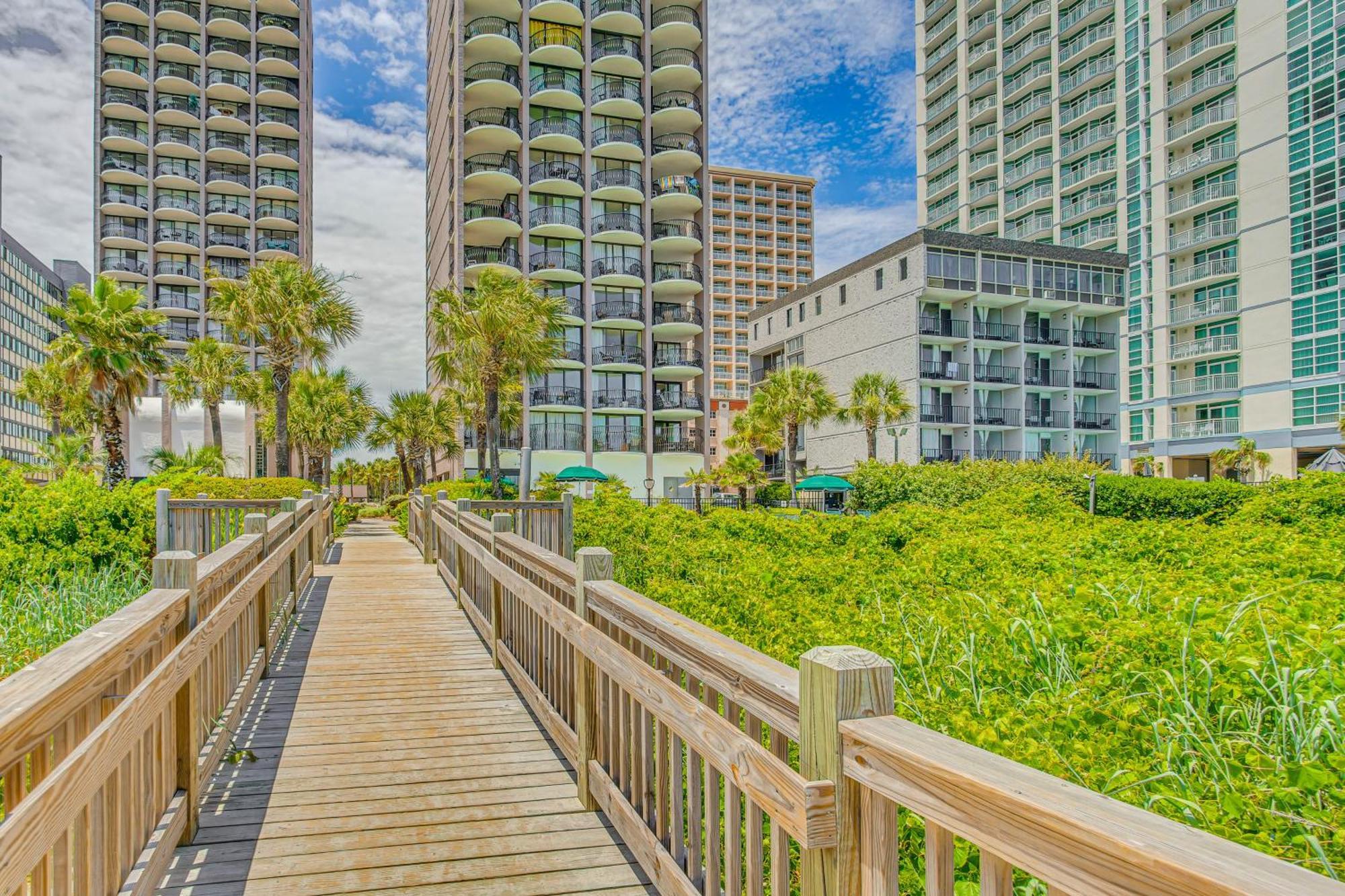 Myrtle Beach Oceanfront Condo With Covered Balcony! Екстер'єр фото